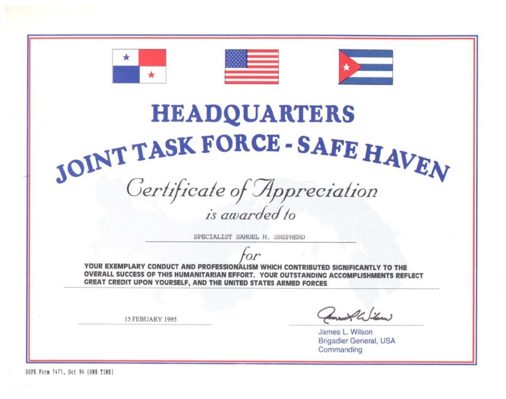 jtf safe haven