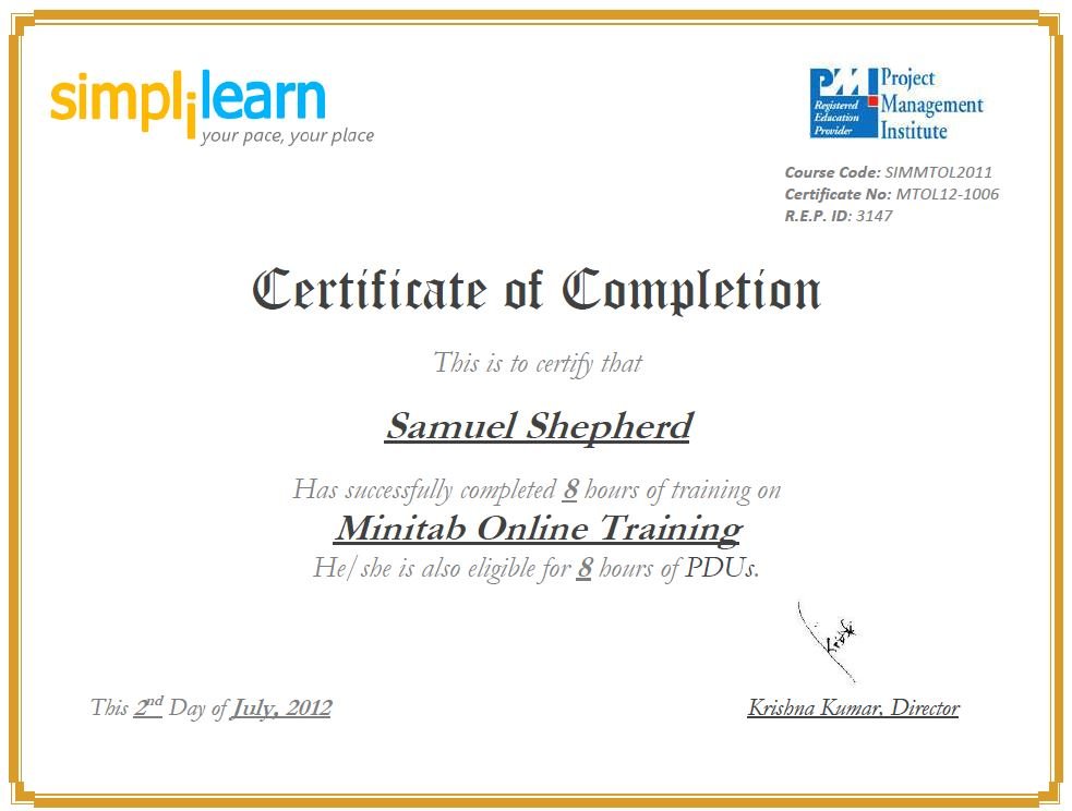 minitab training
