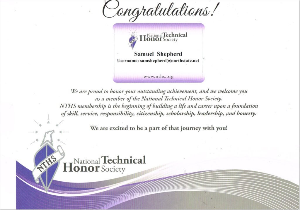 national technical honor society