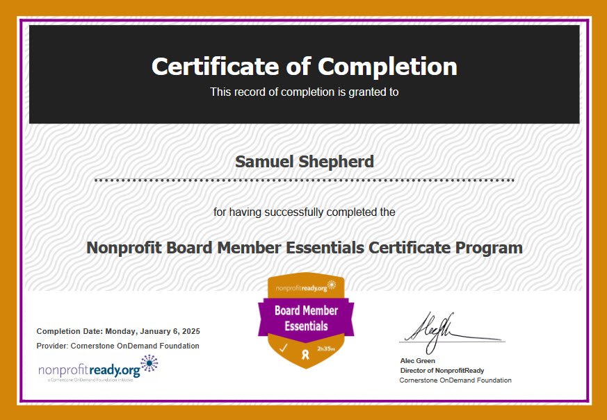 nonprofit board member essentials