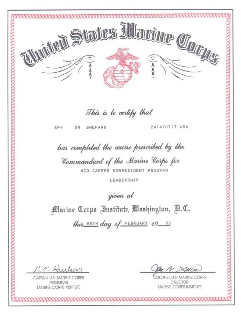 usmc leadership c
