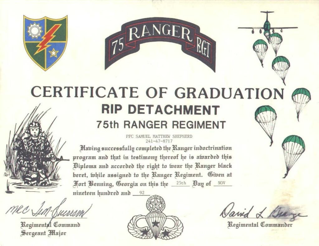 aw ranger cert