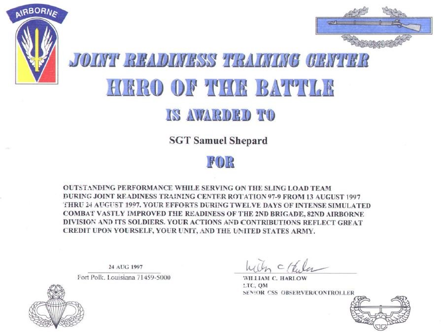 joint readiness training center